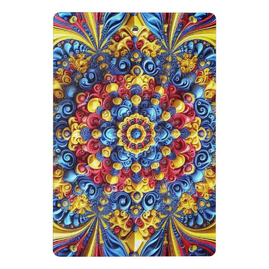 Mini klembord met Roemeense kleuren (Achterkant)