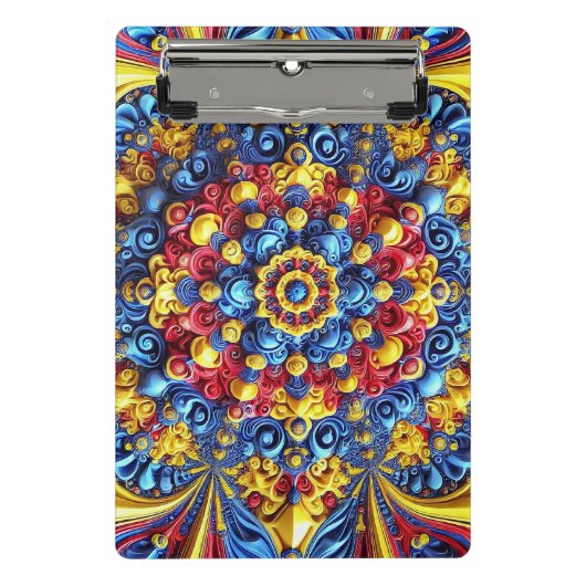 Mini klembord met Roemeense kleuren (Voorkant)