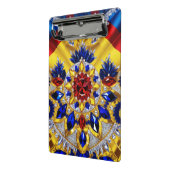 Mini klembord met Roemenië Kleuren (Angled2)