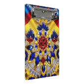 Mini klembord met Roemenië Kleuren (Schuin)