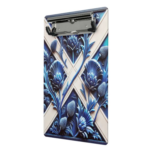 Mini klembord met Schotse distels (Angled2)