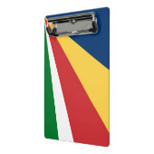 Mini klembord met Seychellen kleuren (Angled2)