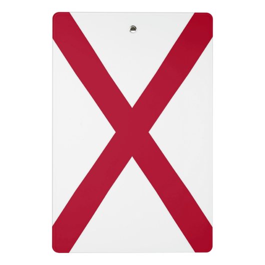 Mini-klembord met vlag van Alabama, Verenigde Stat Mini Klembord (Achterkant)