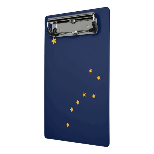 Mini klembord met vlag van Alaska, Verenigde State (Angled2)