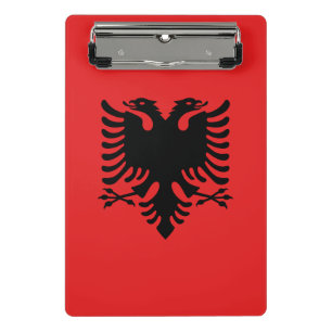 Mini-klembord met vlag van Albanië Mini Klembord