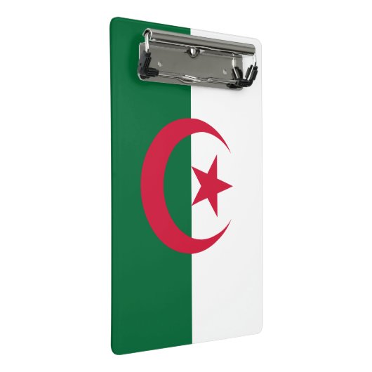 Mini klembord met vlag van Algerije (Schuin)