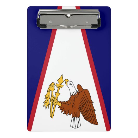 Mini klembord met vlag van Amerikaans-Samoa, Veren (Voorkant)