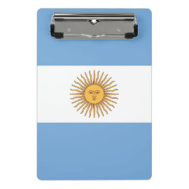 Mini klembord met vlag van Argentinië