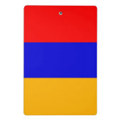 Mini klembord met vlag van Armenië (Achterkant)