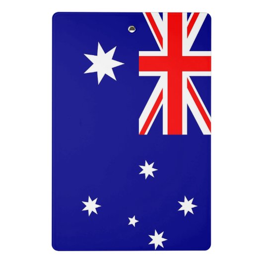 Mini klembord met vlag van Australië (Achterkant)