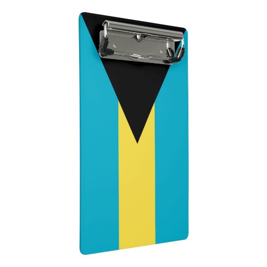 Mini klembord met vlag van Bahama's (Schuin)