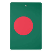 Mini klembord met vlag van Bangladesh (Achterkant)