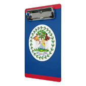 Mini klembord met vlag van Belize (Angled2)