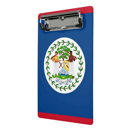 Mini klembord met vlag van Belize (Angled2)