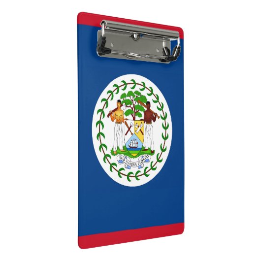 Mini klembord met vlag van Belize (Schuin)