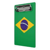 Mini klembord met vlag van Brazilië (Angled2)