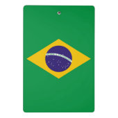 Mini klembord met vlag van Brazilië (Achterkant)