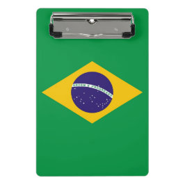 Mini klembord met vlag van Brazilië