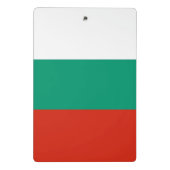 Mini klembord met vlag van Bulgarije (Achterkant)