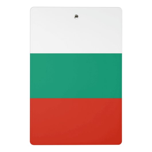 Mini klembord met vlag van Bulgarije (Achterkant)