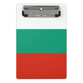 Mini klembord met vlag van Bulgarije