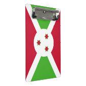 Mini klembord met vlag van Burundi (Schuin)