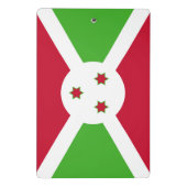 Mini klembord met vlag van Burundi (Achterkant)