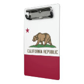 Mini klembord met vlag van Californië, Verenigde S (Angled2)