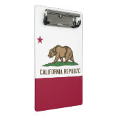 Mini klembord met vlag van Californië, Verenigde S (Schuin)