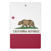 Mini klembord met vlag van Californië, Verenigde S (Achterkant)