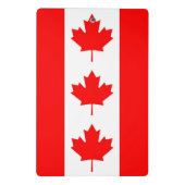 Mini klembord met vlag van Canada (Achterkant)