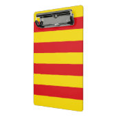 Mini klembord met vlag van Catalonië (Angled2)