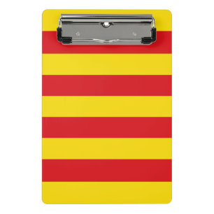 Mini klembord met vlag van Catalonië