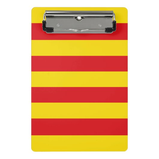 Mini klembord met vlag van Catalonië (Voorkant)