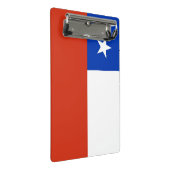 Mini klembord met vlag van Chili (Schuin)
