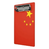 Mini klembord met vlag van China (Angled2)