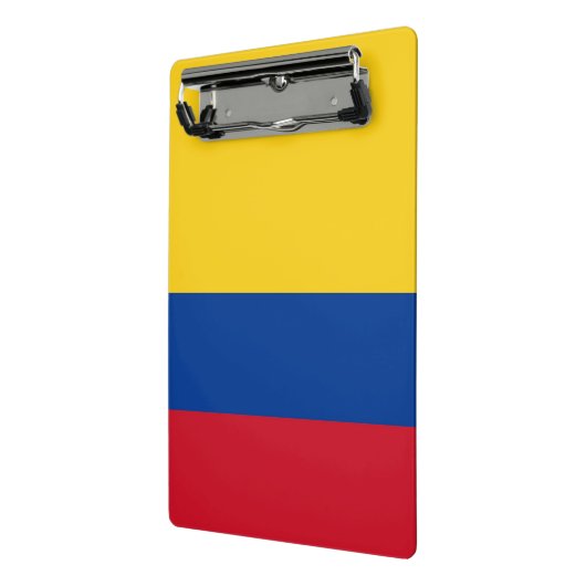 Mini klembord met vlag van Colombia (Angled2)