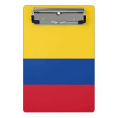 Mini klembord met vlag van Colombia (Voorkant)