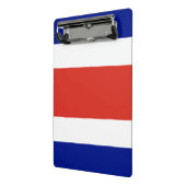 Mini klembord met vlag van Costa Rica (Angled2)