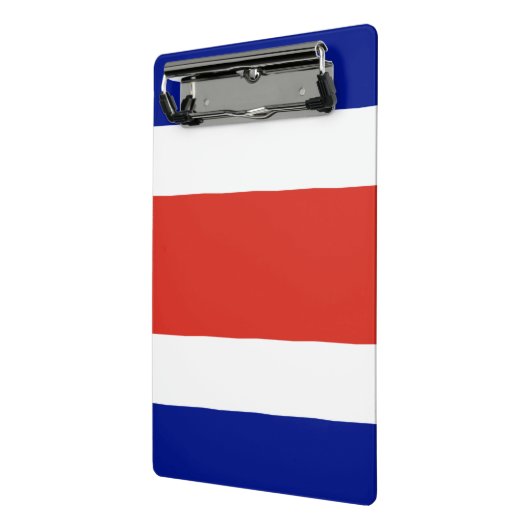 Mini klembord met vlag van Costa Rica (Angled2)