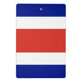Mini klembord met vlag van Costa Rica (Achterkant)