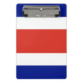 Mini klembord met vlag van Costa Rica (Voorkant)