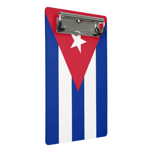 Mini klembord met vlag van Cuba (Schuin)