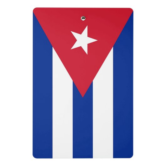 Mini klembord met vlag van Cuba (Achterkant)