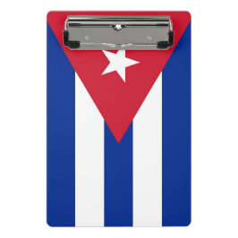 Mini klembord met vlag van Cuba