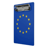 Mini klembord met vlag van de Europese Unie (Angled2)