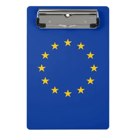 Mini klembord met vlag van de Europese Unie (Voorkant)