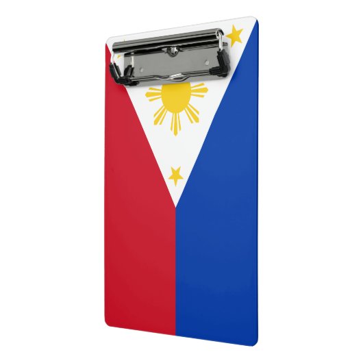 Mini klembord met vlag van de Filipijnen (Angled2)