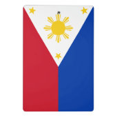 Mini klembord met vlag van de Filipijnen (Achterkant)