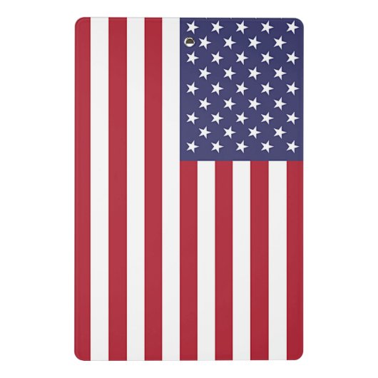 Mini klembord met vlag van de VS (Achterkant)